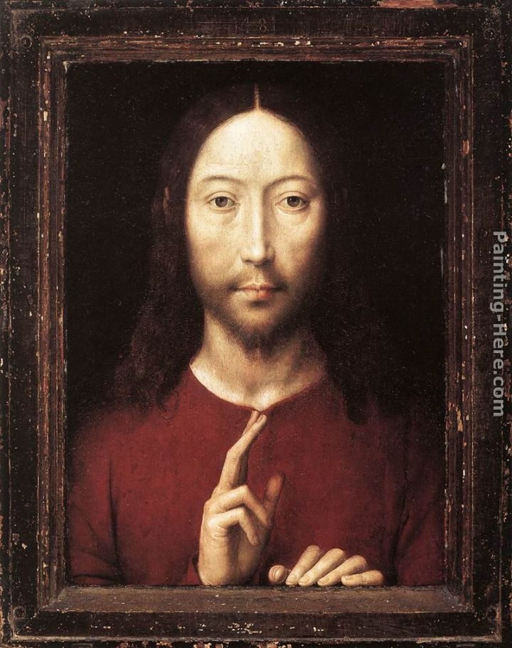 Hans Memling Christ Giving His Blessing